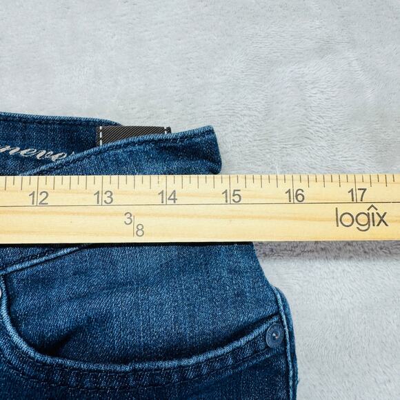 7 For All Mankind Jeans Womens 26 Med Wash Blue Denim Gwenevere‎ High Rise Ankle - Picture 11 of 14